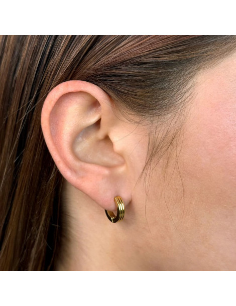 CLUSE Créoles Essentielle Textured Gold