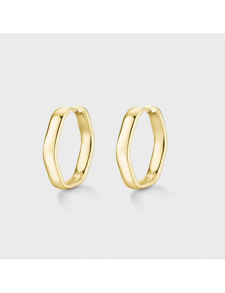 CLUSE Créoles Élevé Hexagon Large Gold