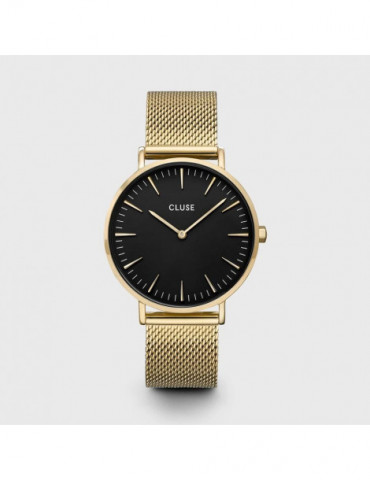 CLUSE Montre Boho Chic Mesh Black