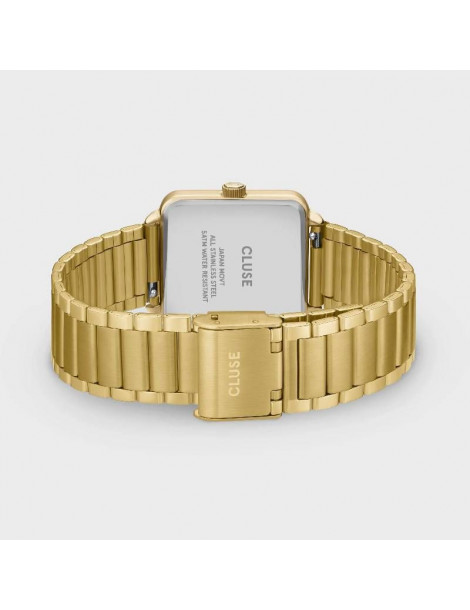CLUSE Montre Tétragone Multifunction Sage Green Gold