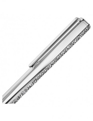 SWAROVSKI Stylo à Bille Crystal Shimmer Métal Chromé
