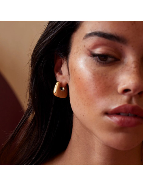 CLUSE Créoles Élevé Rectangular Gold