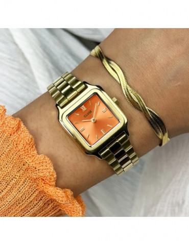 CLUSE Bracelet Élevé Twisted Snake Gold