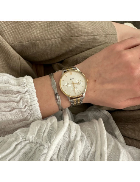 CLUSE Bracelet Élevé Twisted Snake Silver CLUSE Bracelet Élevé Twisted Snake Silver