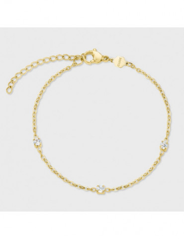 CLUSE Bracelet Élevé Zirconia Gold