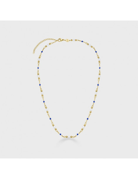 CLUSE Collier Élevé Pearl & Blue Epoxy Gold