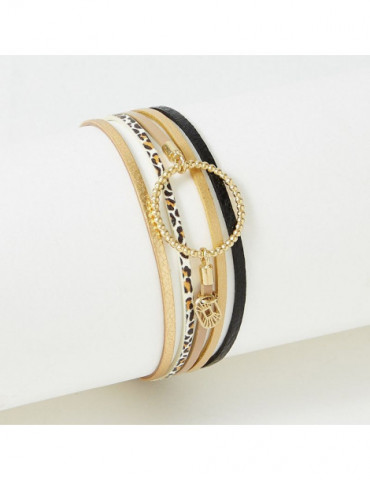 FLOWERS FOR ZOÉ Bracelet Annabelle Black Leo