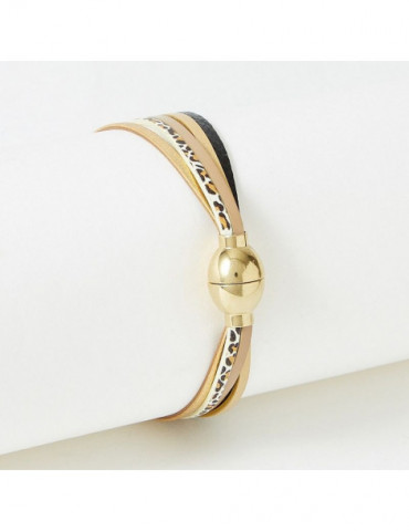 FLOWERS FOR ZOÉ Bracelet Annabelle Black Leo