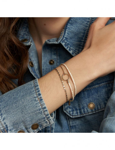 FLOWERS FOR ZOÉ Bracelet Tabatha Sable Léo
