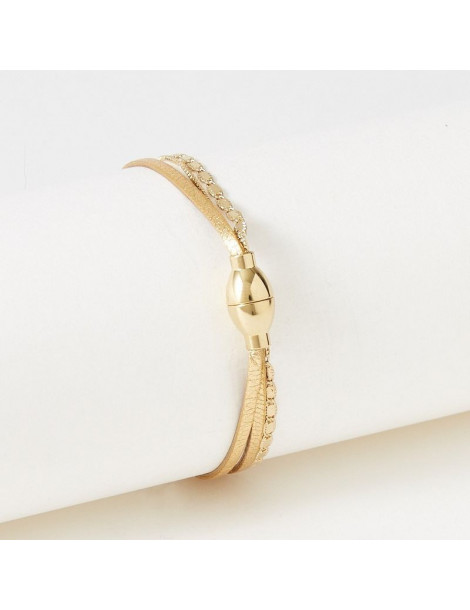 FLOWERS FOR ZOÉ Bracelet Tabatha Metallic Gold