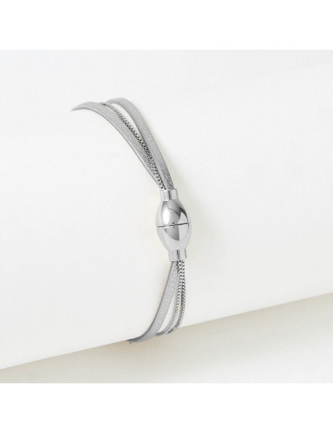 FLOWERS FOR ZOÉ Bracelet Nolah Argent Blanc