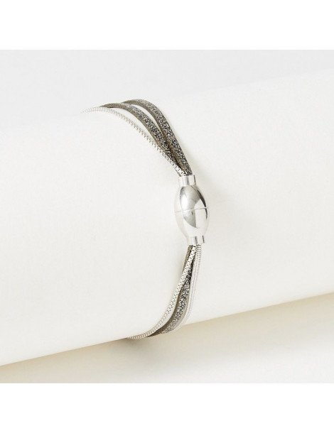 FLOWERS FOR ZOÉ Bracelet Nolah Noir Sparkling