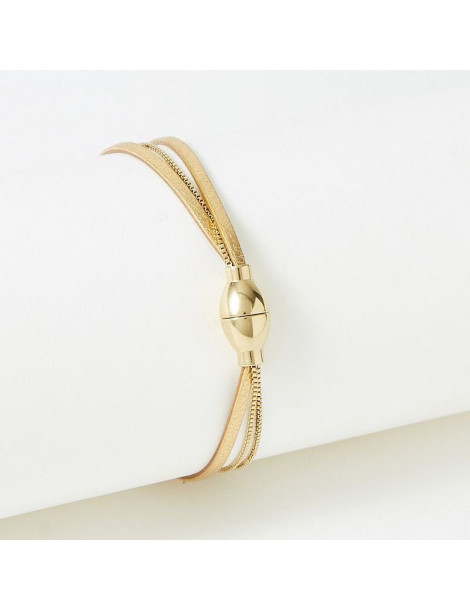 FLOWERS FOR ZOÉ Bracelet Nolah Metallic Gold