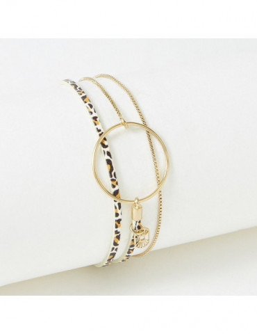FLOWERS FOR ZOÉ Bracelet Nolah White Léo