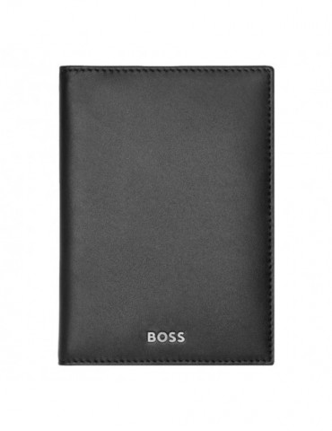 HUGO BOSS Porte-Cartes Double Classic Smooth Black