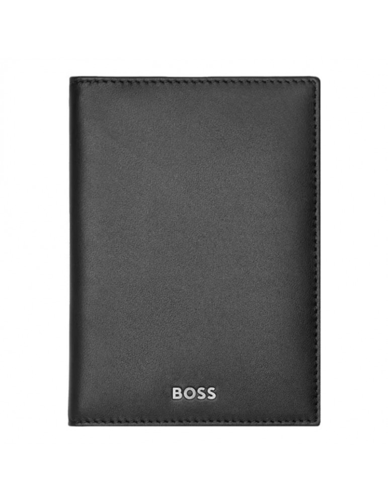 HUGO BOSS Porte-Cartes Double Classic Smooth Black