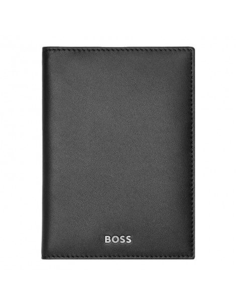 HUGO BOSS Porte-Cartes Double Classic Smooth Black