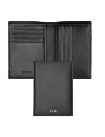 HUGO BOSS Porte-Cartes Double Classic Smooth Black