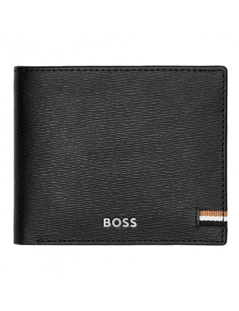 HUGO BOSS Portefeuille Flap Iconic Black HUGO BOSS Portefeuille Flap Iconic Black
