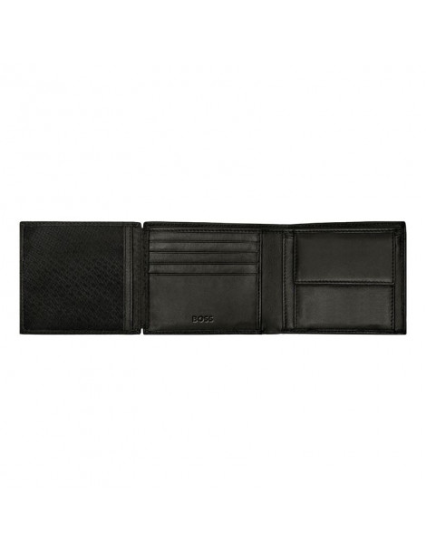 HUGO BOSS Portefeuille Flap Iconic Black HUGO BOSS Portefeuille Flap Iconic Black