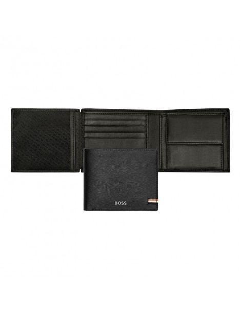 HUGO BOSS Portefeuille Flap Iconic Black HUGO BOSS Portefeuille Flap Iconic Black