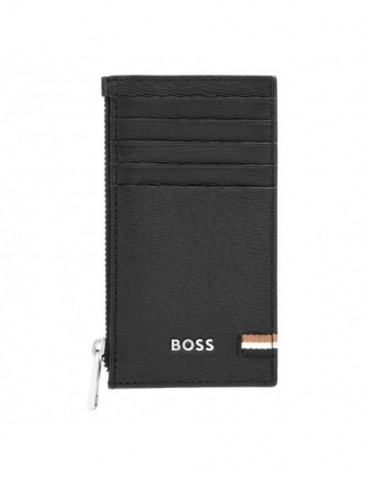HUGO BOSS Porte-Cartes Zip Iconic Black
