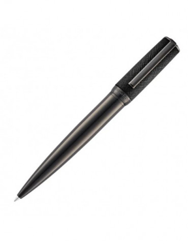 HUGO BOSS Stylo Bille Double B Saffiano Black
