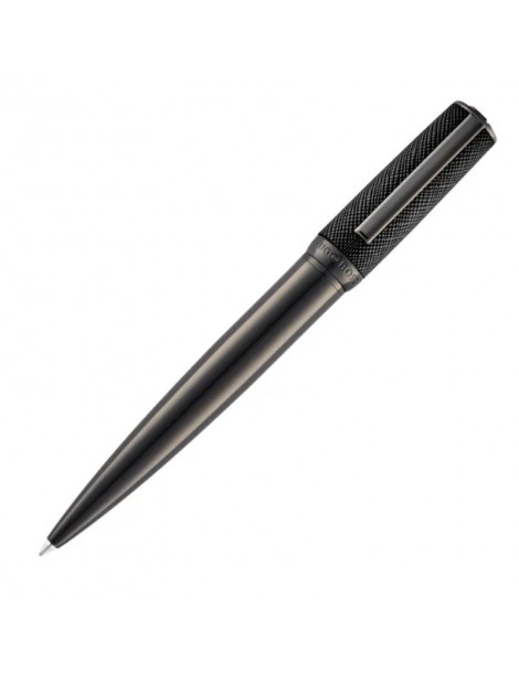 HUGO BOSS Stylo Bille Double B Saffiano Black
