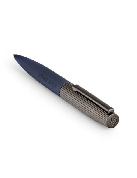HUGO BOSS Stylo Bille Illusion Arcade Navy & Gun