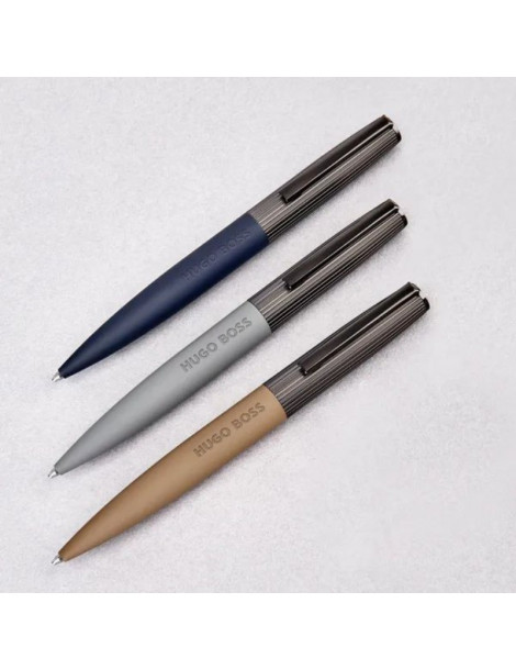 HUGO BOSS Stylo Bille Illusion Arcade Navy & Gun