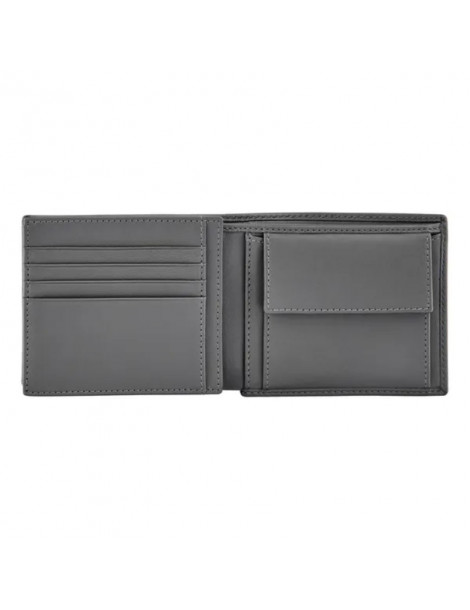 HUGO BOSS Portefeuille Flap Double B Saffiano Grey