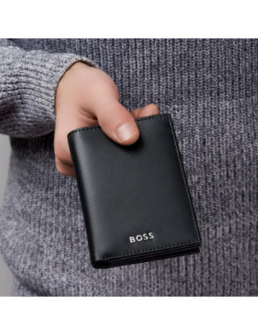 HUGO BOSS Porte-Cartes Trifold Classic Smooth Black