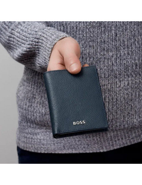 HUGO BOSS Porte-Cartes Trois Volets Classic Navy
