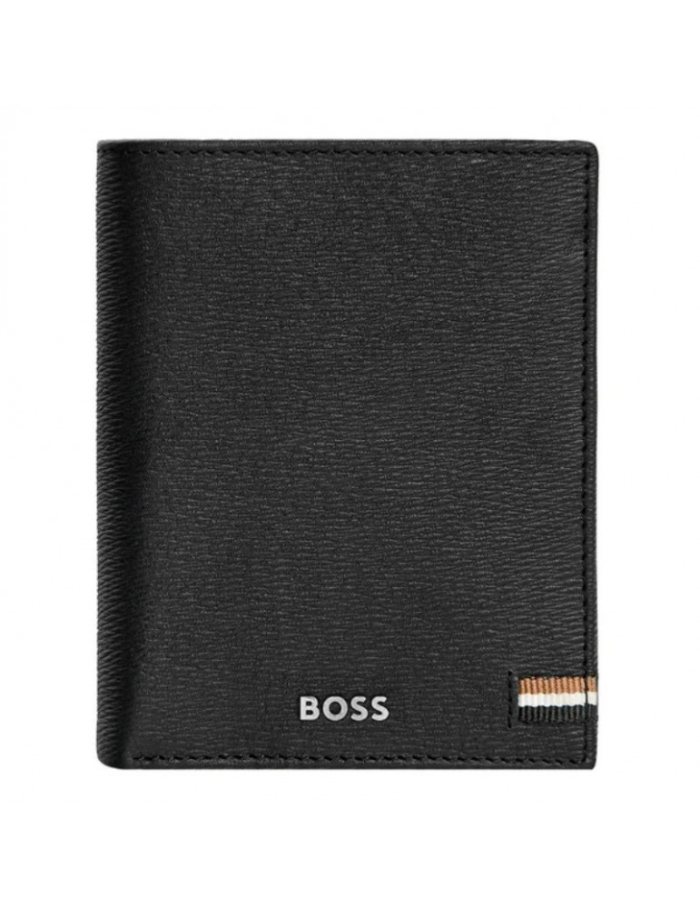 HUGO BOSS Porte-cartes Flap Iconic Black