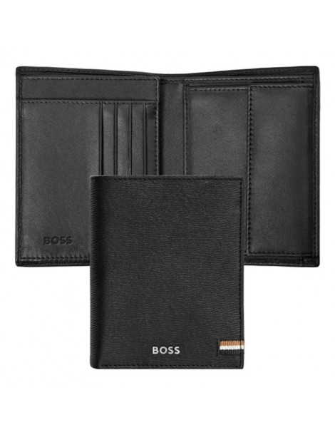 HUGO BOSS Porte-cartes Flap Iconic Black