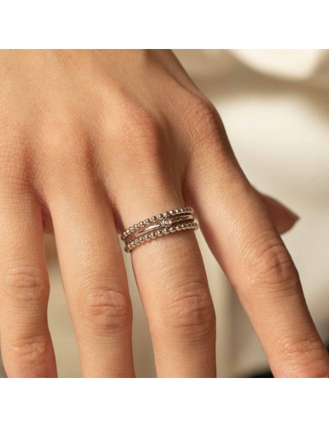 LA GARÇONNE Bague Petite Semaine Perlée