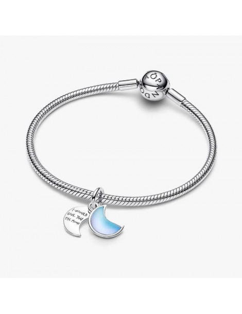 PANDORA Charm Pendant Double Croissant de Lune