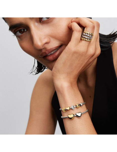 PANDORA Mini Charm Cœur Doré Be Love