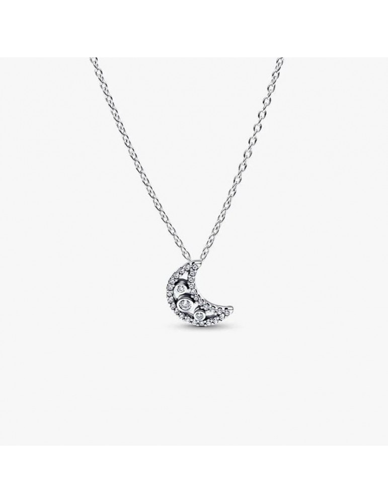 PANDORA Collier À Pendentif Croissant De Lune