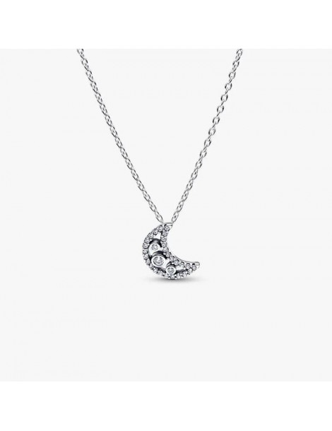 PANDORA Collier À Pendentif Croissant De Lune
