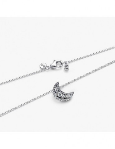 PANDORA Collier À Pendentif Croissant De Lune