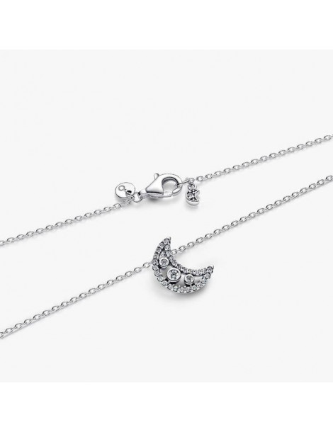 PANDORA Collier À Pendentif Croissant De Lune
