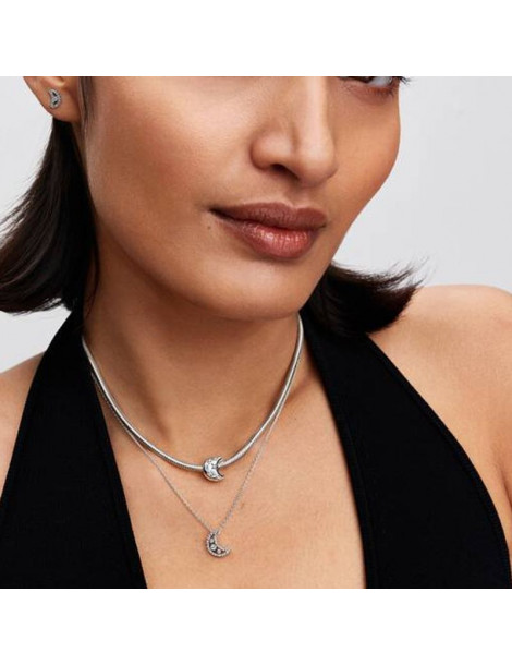 PANDORA Collier À Pendentif Croissant De Lune