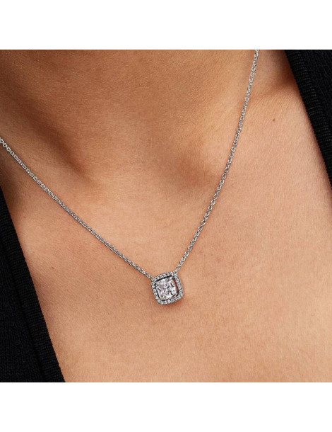 PANDORA Collier À Pendentif Halo