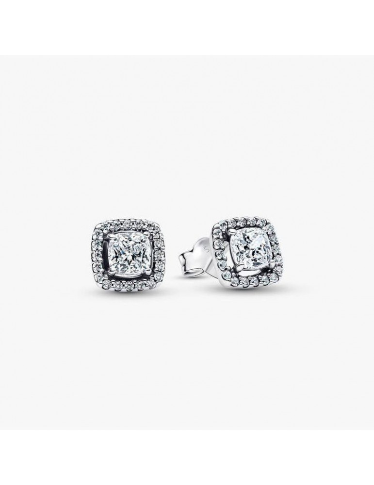 PANDORA Clous d'Oreilles Halo Scintillants