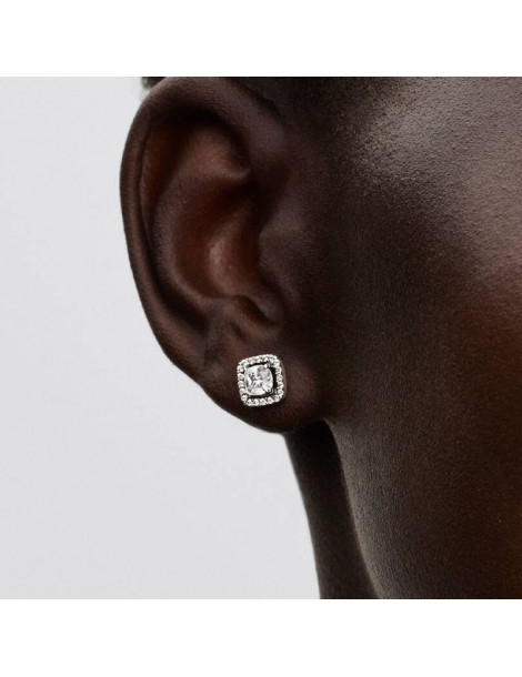 PANDORA Clous d'Oreilles Halo Scintillants