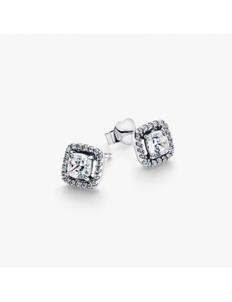 PANDORA Clous d'Oreilles Halo Scintillants