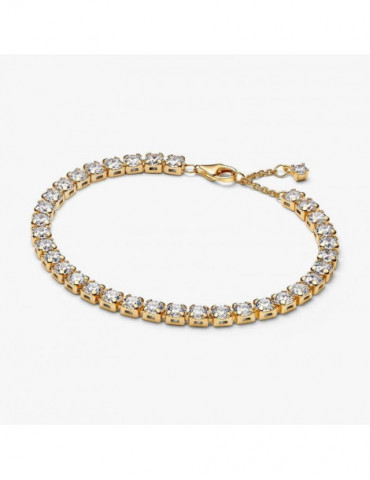 PANDORA Bracelet Rivière Audacieux Scintillant Doré