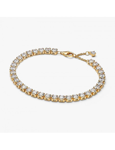 PANDORA Bracelet Rivière Audacieux Scintillant Doré