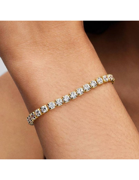 PANDORA Bracelet Rivière Audacieux Scintillant Doré